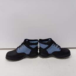 Predictions Women's Black/Blue Denim Lace-Up Boots Size 6 alternative image
