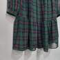 J. Crew Plaid Pattern Long Sleeve Tiered Midi Dress Size Small image number 3