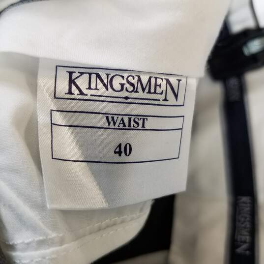 Kingsmen Men Gray Dress Pants XL image number 3