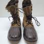 Vintage Sorel Boots Kaufman Steel Shank Brown Suede Men's Size 10 image number 2