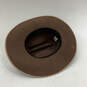 Unisex Brown Lightweight Wide Brim Classic Western Cowboy Hat One Size image number 5