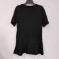Womens Black Cotton Crew Neck Short Sleeve Pullover Graphic T-Shirt Size 2 image number 2