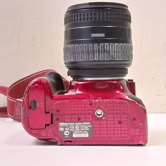 Nikon D5200 Kit 24.1 Megapixel Red Digital SLR Camera image number 4