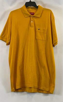 Supreme Yellow Polo Shirt - Size SM