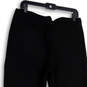 Womens Black Flat Front Stretch Elastic Waist Pull-On Ankle Leggings Sz 12 image number 4