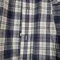 Mens Cotton Plaid Long Sleeve Collared Button-Up Shirt Size XL image number 3
