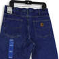 NWT Mens Blue Denim Medium Wash Straight Leg Jeans Size 33X32 image number 4