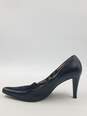 Authentic Burberry Black Pointed Pump W 7.5 image number 2