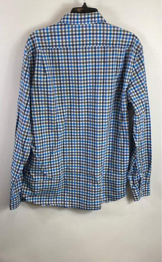 Rodd & Gunn Men Blue Plaid Button Up Shirt XL image number 2