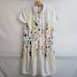 Ted Baker Charsy floral ponte stretch dress size 5 / US 12 white image number 1