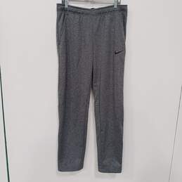 Nike Men's Therma Fit Gray Standard Fit Training Pants Size L NWT
