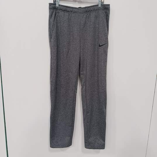 Nike Men's Therma Fit Gray Standard Fit Training Pants Size L NWT image number 1