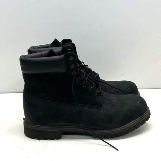 Timberland Premium 6-Inch Waterproof Boot Leather Black 14W image number 1