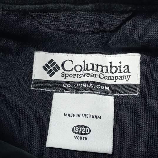 Columbia Black Snow Pants Youth's Size 18/20 image number 4