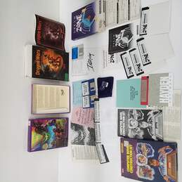 Vintage Floppy Disc PC Games Lot w/ Dragon Wars, Wizard Wars, Dream Zone & Computer Novel Construction Set IOB