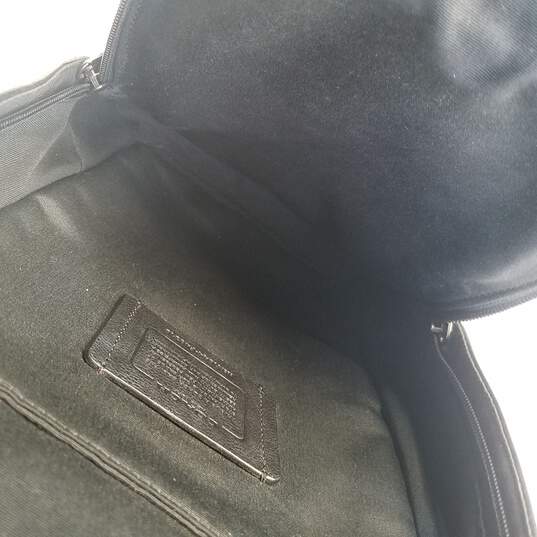 COACH F49318 Houston Pack Varsity Stripe Leather Sling Backpack image number 6