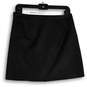 NWT Womens Black Flat Front Side Zip Short A-Line Skirt Size Medium image number 2