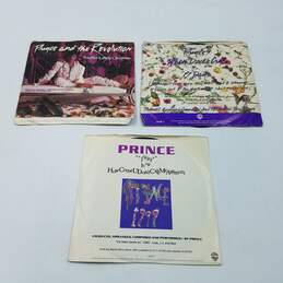 Lot of 3 Prince 7 Inch Records with Picture Sleeves alternative image