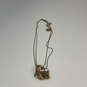 Designer Betsey Johnson Gold-Tone Adjustable Chain Heels Pendant Necklace image number 3