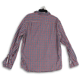 Mens Multicolor Gingham Long Sleeve Regular Fit Button-Up Shirt Size XL alternative image
