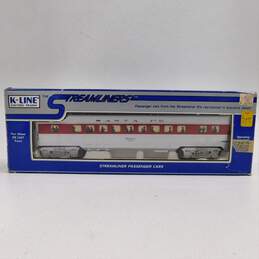 Vintage K-Line Steramliners O Gauge Santa Fe Isleta Coach Train Car IOB