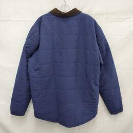 Patagonia MN's Isthmus Quilted Blue Shirt Jacket Size XL alternative image