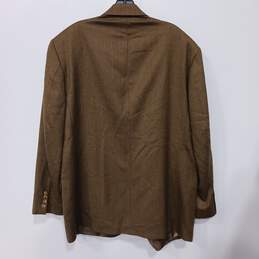 Alan Flusser Men's Brown Dress Coat Size 46R alternative image