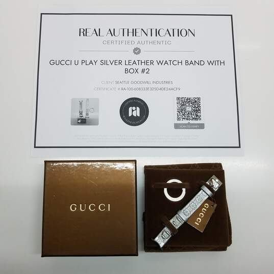 AUTHENTICATED GUCCI U PLAY WATCH BAND WITH BOX #2 image number 6