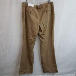 LOFT Julie curvy fit trouser leg brown dress pants 10 alternative image