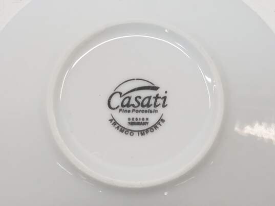 Bundle of 11 Casati Fine Porcelain Demitasse Tea Cups and Saucers image number 2