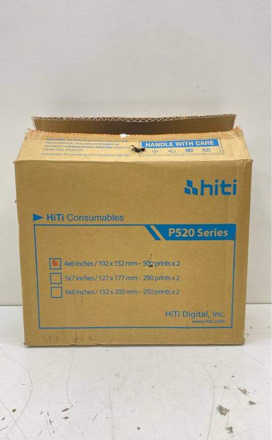 HiTi 4x6" Ribbon and Paper Case for P520 Series Photo Printer (Incomplete) image number 3
