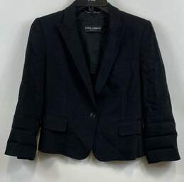 Dolce & Gabbana Black Blazer Jacket - Size Small