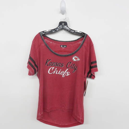 Buy the Kansas City Chiefs Scoop Neck T-Shirt