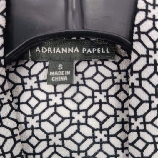 Adrianna Papell Blouse White & Black Size S image number 3