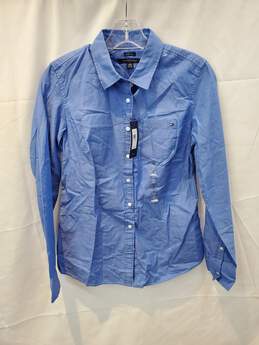 Tommy Hilfiger Long Sleeve Button Up Shirt Adult Size XS NWT