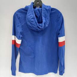Women's Blue, Red & White The North Face Hoodie Pullover (Size S) alternative image