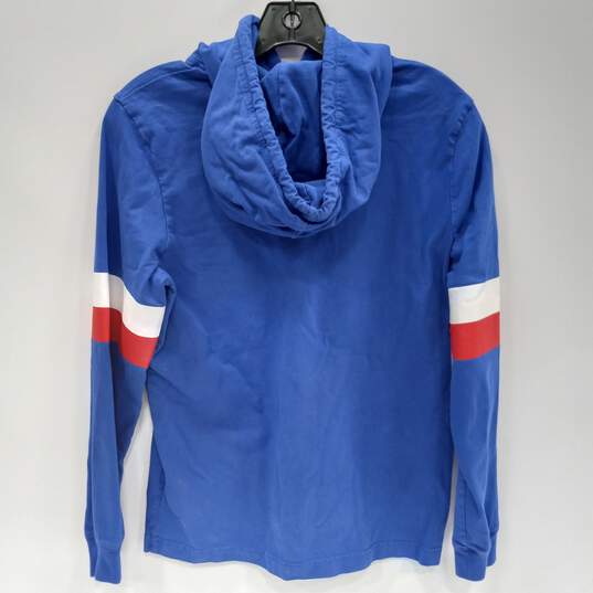Women's Blue, Red & White The North Face Hoodie Pullover (Size S) image number 2
