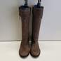 Marc By Marc Jacobs Brown Leather Knee Pull On Riding Boots Size 37.5 B image number 6