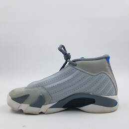 Air Jordan 14 Retro Sneaker Youth Sz.7Y Gray/Blue alternative image