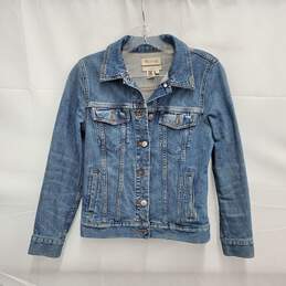 Madewell Classic WM's Blue Cotton Washed Denim Trucker Jacket Size S