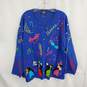 Vintage Christina Rotelli Penguin Party Cardigan Sweater No Size image number 1
