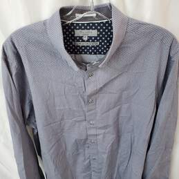 Ted Baker Button Up Long Sleeve Dress Shirt in Size 6 alternative image