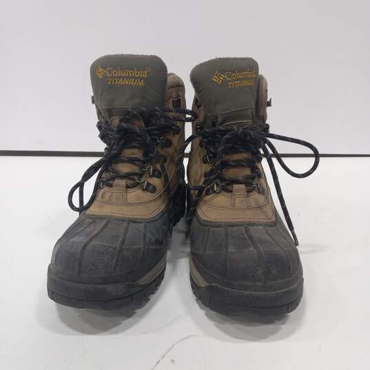 Columbia Titanium Waterproof Boots Men's Size 9 image number 1