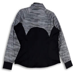 NWT Womens Gray Long Sleeve Full-Zip Activewear Jacket Size Large alternative image