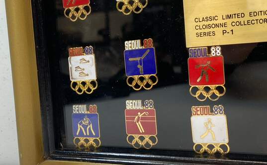 Limited Edition Commemorative Set of Enamel pins from 24th Olympiad in Seoul 88' image number 3