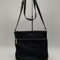 Michael Kors Womens Black Zipper Adjustable Strap Crossbody Bag Purse image number 1