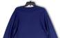 NWT Womens Blue Graphic Crew Neck Long Sleeve Pullover T-Shirt Size Medium image number 4