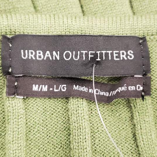 Urban Outfitters Women Green Ribbed Dress  M/L NWT image number 1