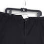 Womens Black Flat Front Slash Pocket Bermuda Shorts Size 24 image number 3