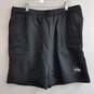 The North Face black fleece lounge shorts men's L NWT image number 1